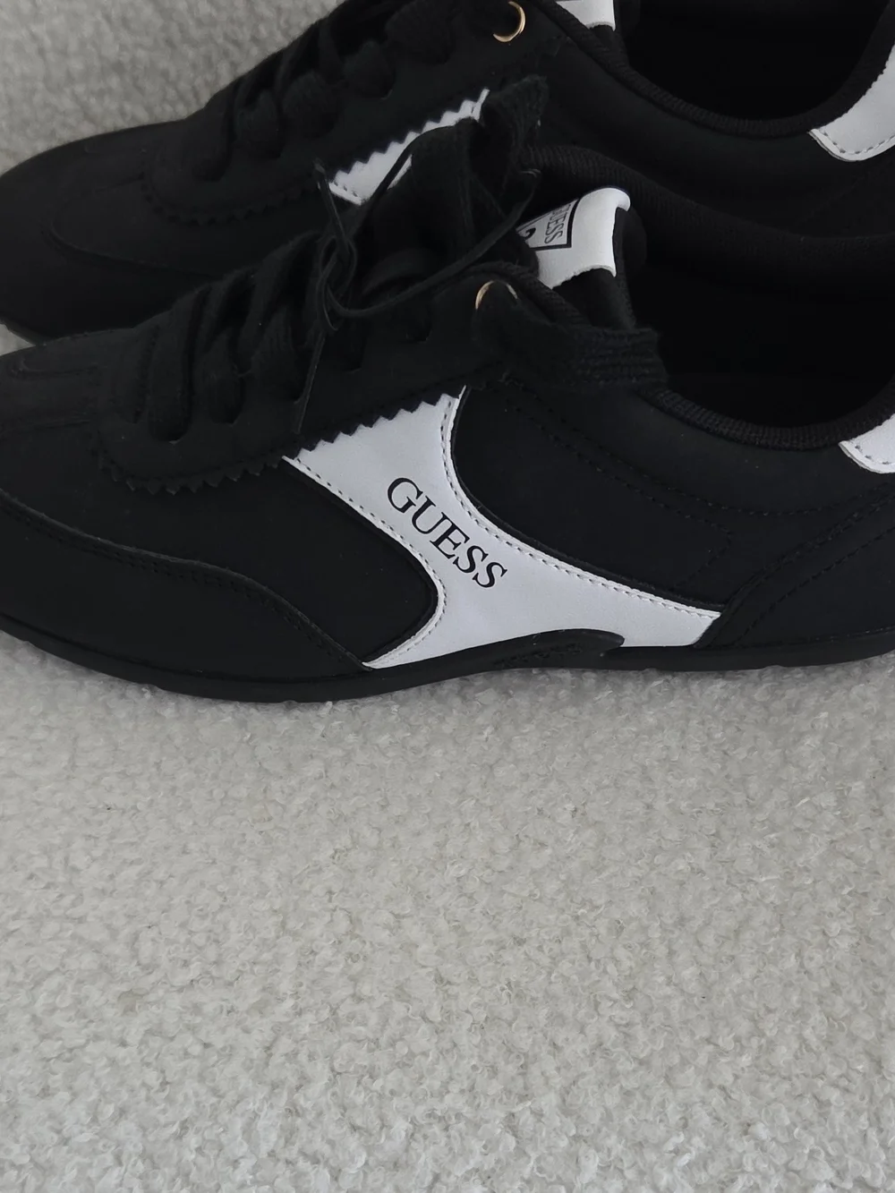 GUESS Women's Black & White Athletic Sneakers